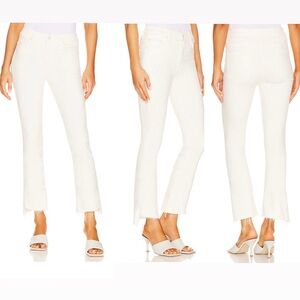 MOTHER The Insider Crop Step Fray Jeans So Far Gone